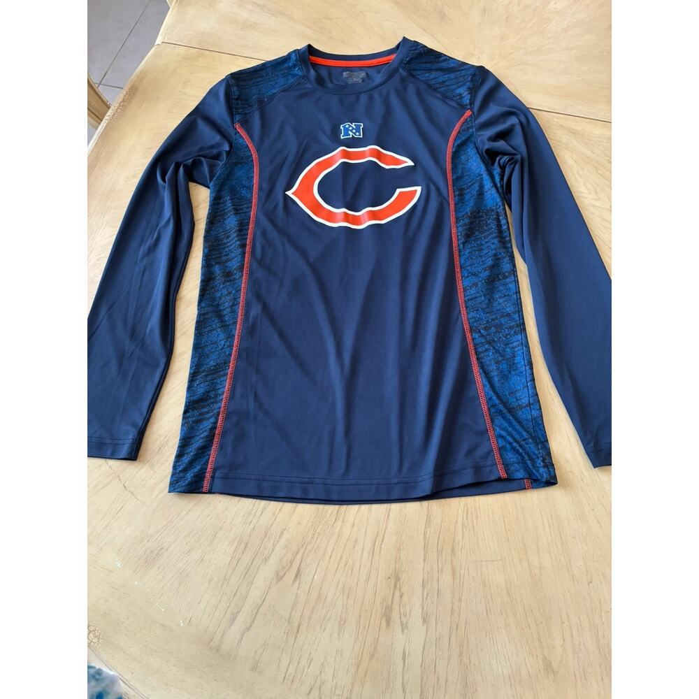 NFL Team Apparel Chicago Bears NFL Long Sleeve Mens S/M Football Camo Colorblock - Picture 5 of 16